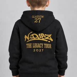 Children's N-DUBZ Customised Embroidered Concert Hoodie.